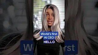 Mika The AI Robot as “Experimental CEO” 