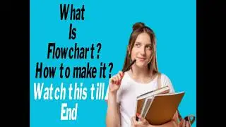 How To Make Flowchart? #flowchart #basic #tutorials #viral  #Flowchart  #youtube #computer  #views