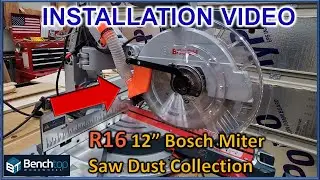 Miter Saw Dust Collection INSTALL GUIDE for 12
