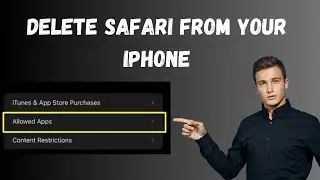 How to uninstall/delete Safari from your Iphone