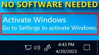 How to Remove Windows Activation Watermark in Windows 10 (No Software Needed)