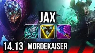 JAX vs MORDEKAISER (TOP) | 72% winrate | NA Grandmaster | 14.13