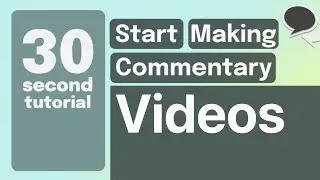 How to Start a Commentary YouTube Channel | Beginner Tips & Online Video Editor 