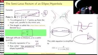 AEE462 Lecture 3, Part B - Parameters of Elliptic and Hyperbolic Motion