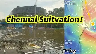 Chennai🌀Rains⛈️live🛑| Indira Novelties