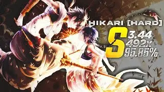osu! 3.44⭐ HIKARI (TV Size) [Hard] S Rank 95.85% | DeltaDzns