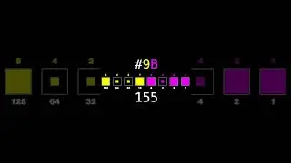 Number conversion animation - Binary vs Hex vs Decimal