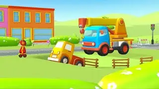leo cars 2 the truck.. video for kids ,bermain dan merakit mobil song for kids