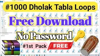 1000 High Quality Dholak Tabla Loops Free Download || 