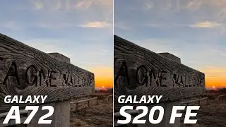 Samsung Galaxy A72 vs Samsung Galaxy S20 FE | Camera Test