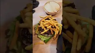 BURGER CHALLENGE FRIED NOODLES Day 11  #shorts #kitty #asianfood