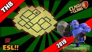 NEW 2019 TH8 [DEFENCE] WAR BASE | ANTI HOGS/DRAGON | ESL SPECIAL | Anti 3 star Base - Clash Of Clans
