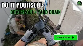Redirect Your Downspouts | No More Standing Water
