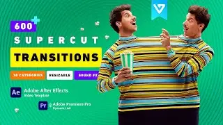 Seamless Transitions Pack | Template for After Effects
