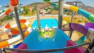 Kamikaze Waterslide at Oasis Aquapark, Alacatı Cesme 💦
