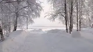 Красивый  северный город Печора в Республика Коми