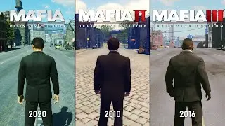 Mafia: Definitive Edition vs Mafia 2 vs Mafia 3 | Graphics, Physics and Details Comparison
