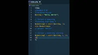 🔍 How to use substr() Function in PHP! 🔎