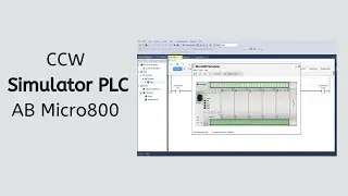 AB Micro800 Simulator PLC from Connected Components Workbench Software (how to access it and use it)