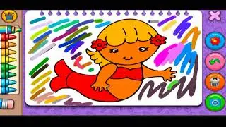 Menggambar Dan Mewarnai Ikan Duyung Untuk Anak Tk Bimba Balita