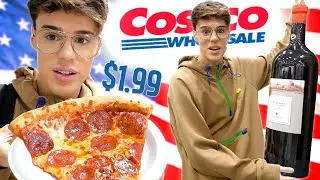 Going To COSTCO in AMERICA For The First Time Ever