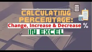 Calculate Percentage Increase and Decrease in Excel | Excel percentage | Excel Tips