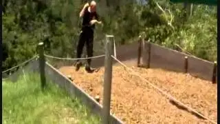 Ron Nix has the perfect CRASH at Forest Adventure!