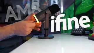 Fifine AM8 em todos os detalhes com RGB, USB, XLR e ótimo preço