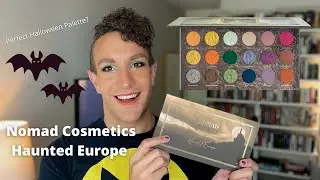 NEW! Nomad Cosmetics HAUNTED EUROPE | My First PR!! | Swatches and Tutorial
