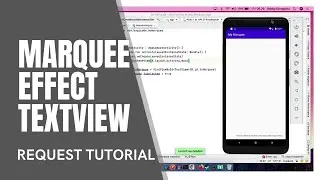 Membuat effect marquee pada textview Android