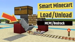 1.16+ Minecraft Smart Minecart Loader and Unloader for MCPE & Bedrock