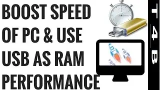 How to Use PenDrive As RAM usb | increase PC Speed RAM | boost pc performance | Computer TipsTricks