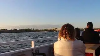 Прогулка на теплоходе по Большой Неве в Петербурге майским вечером (часть 2)