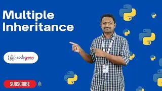 Multiple Inheritance in Python | Python Tutorials - 2022 | Codegnan