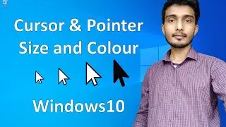 How to Change Cursor and Pointer Size in Windows10 | Increase Pointer Size & Change Colour | Hindi
