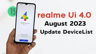 Realme Ui August 2023 Update Devicelist | Realme Ui New Update🔥