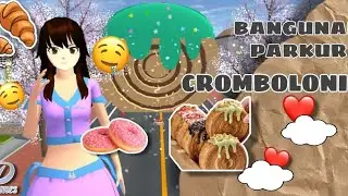 ada bangunan parkour cromboloni di sakura school simualator😱😁😄