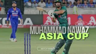 Remember the Name Muhammad Nawaz | Match winner | Pak vs Ind Asia cup | best inning #cricket #pak