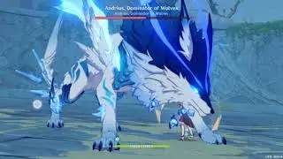 Genshin Impact -BOS Lupus Boreas - Fischl Solo  lvl 73 Gameplay!