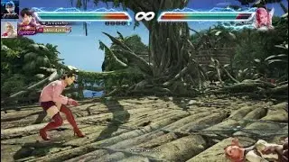 Ling Xiaoyu vs Alisa Bosconovitch (Jungle Outpost 2)