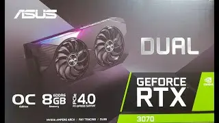 Asus Rtx 3070 Dual OC 8gb Unboxing.. Will it work on 550W PSU?