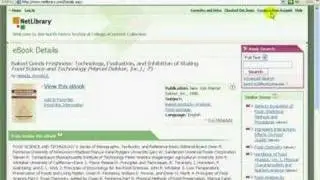 OUTDATED : Create a Free Account in NetLibrary