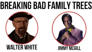 Breaking Bad - Family Tree of Walter White, Jesse Pinkman, Gustavo Fring, Mike & Jimmy