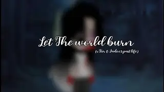 Let the world burn | Gacha meme | (My Ocs) xTier & Jaden's past life | Ib: everyone | Read Desc.