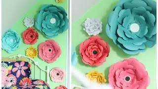 How to make Large Paper Flowers