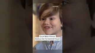 Cruel Mom Forces Genius Kid To Commit Fraud #shorts