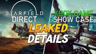 Starfield Direct and Xbox Game Showcase LEAKED DETAILS