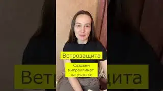 Ветрозащита, как создать микроклимат на участке.