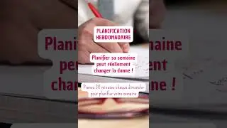 Le pouvoir de la planification hebdomadaire 🚀