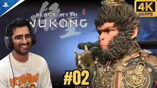 Destined One got Immobilize Spell | Black Myth: Wukong Part #02 | Hindi Gameplay | #ps5 4k #60fps